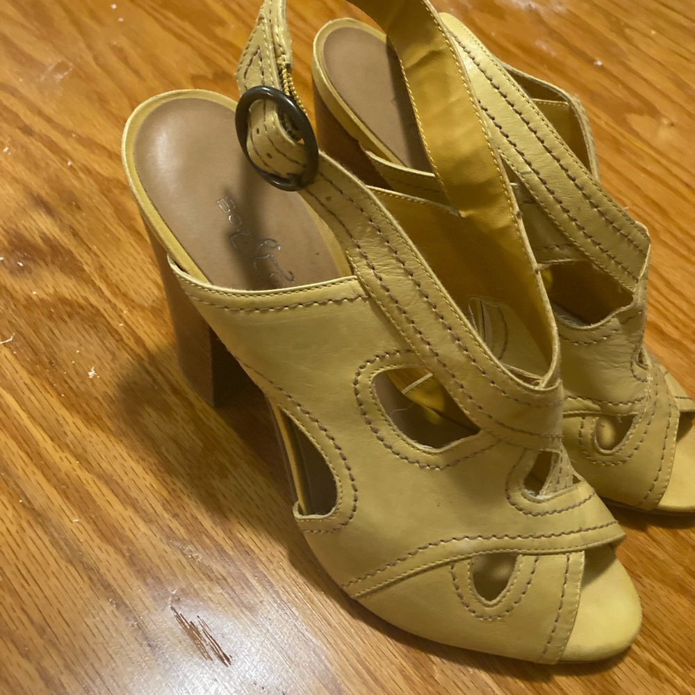 Yellow heels